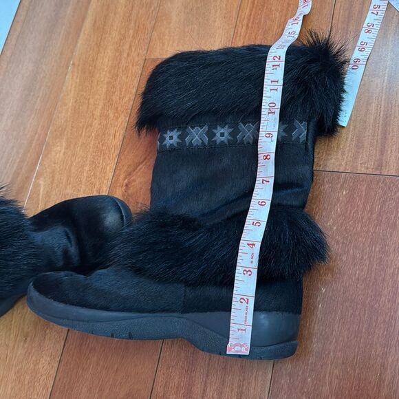 Tecnica Skandia Women's Black Fur Ski Boots Made in Italy size 10 - Picture 11 of 12